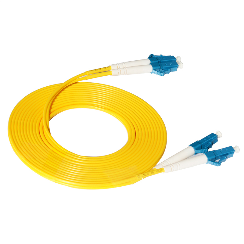 LC-LC Duplex Single Mode Fiber Patch Cord